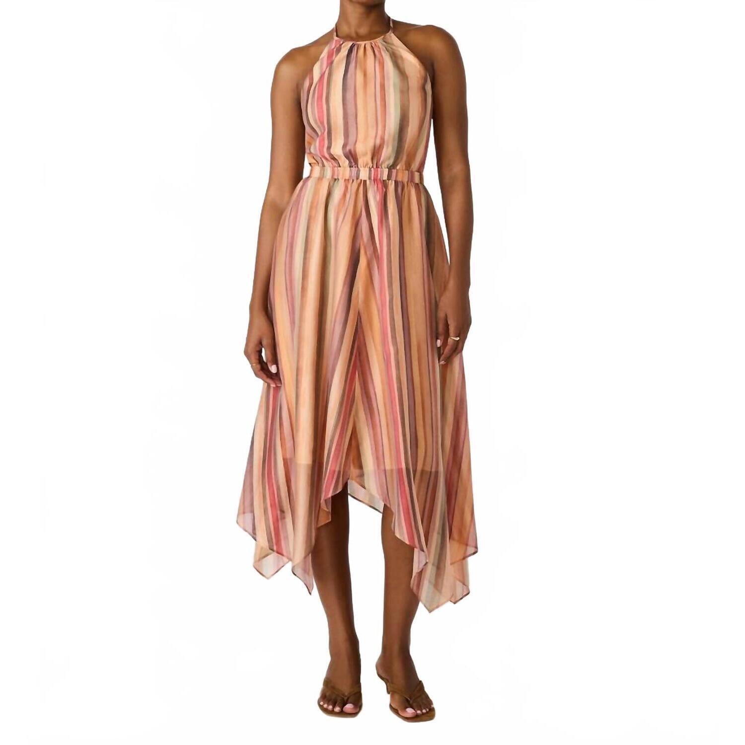 New Steve Madden Dalina Dress In Stripe Multi